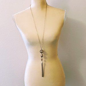 Rose Gold Tassel Necklace